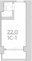 Продается 1-комн. квартира, 22 м²