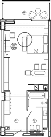 Продается 1-комн. квартира, 46.7 м²