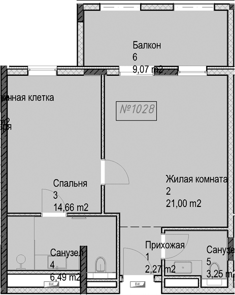 Продается 2-комн. квартира, 47.7 м²