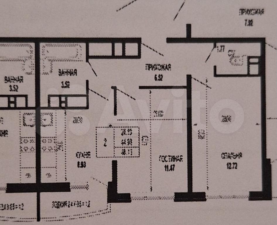 Продается 2-комн. квартира, 44.9 м² — фото 4