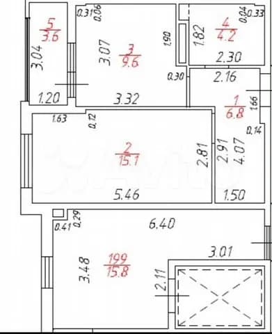 Продается 1-комн. квартира, 40 м²