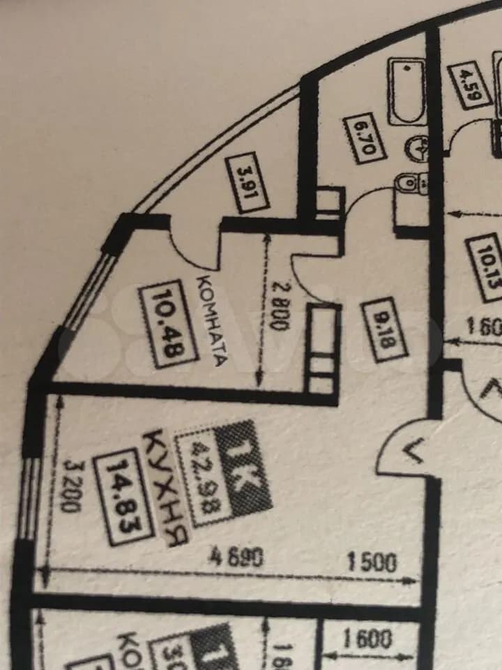 Продается 1-комн. квартира, 45 м²