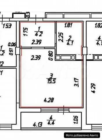 Продается 1-комн. квартира, 28.2 м²