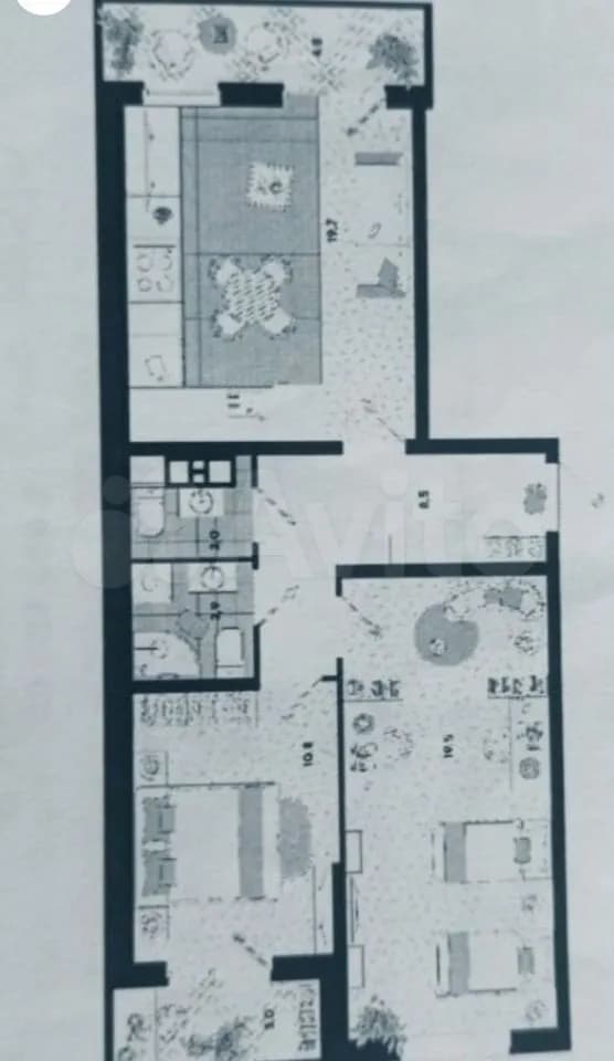 Продается 2-комн. квартира, 68.8 м²
