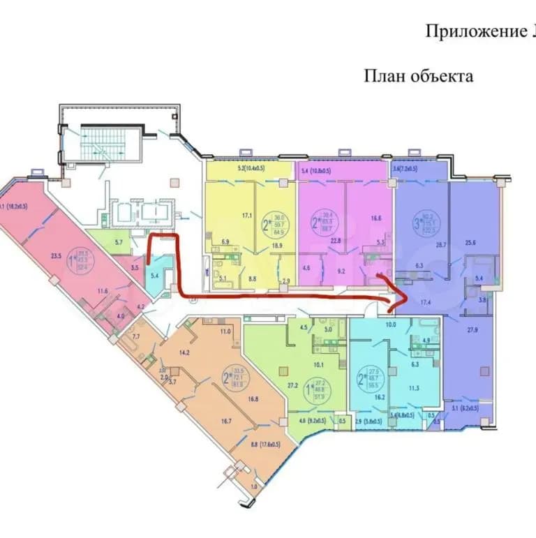 Продается 3-комн. квартира, 122.3 м² — фото 3