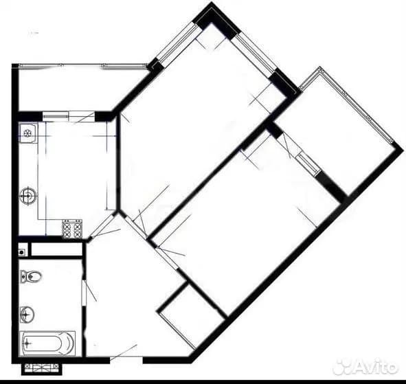 Продается 2-комн. квартира, 72 м²