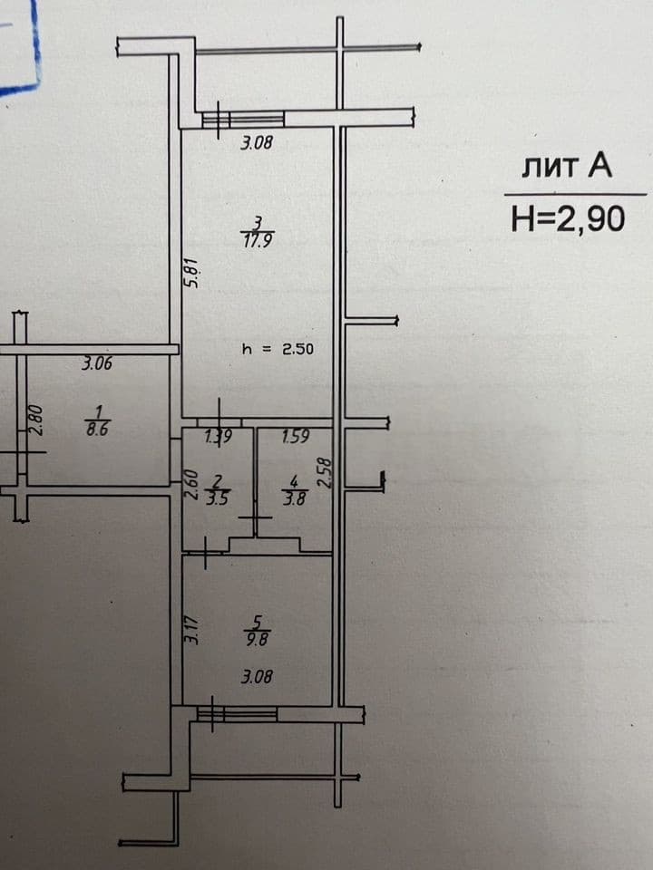 Продается 1-комн. квартира, 43.6 м²