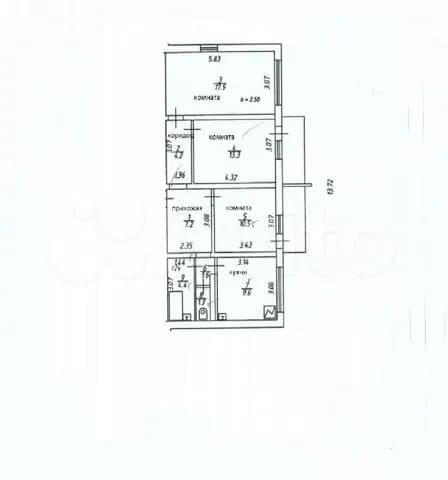 Продается 3-комн. квартира, 70 м² — фото 2