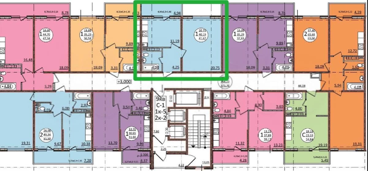 Продается 1-комн. квартира, 42 м²
