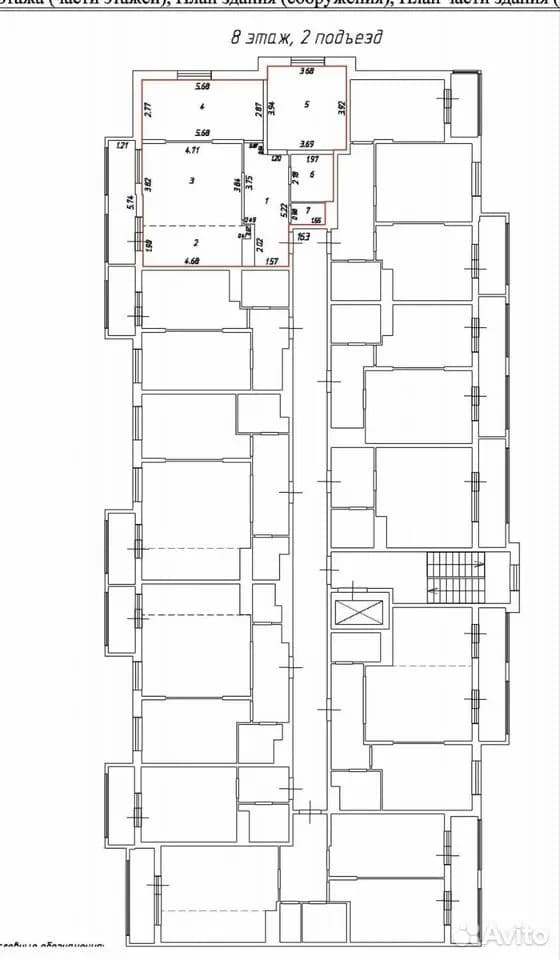 Продается 2-комн. квартира, 75.5 м² — фото 2