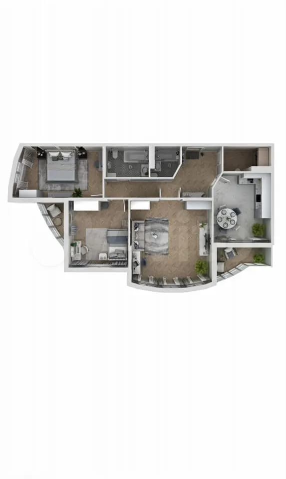 Продается 3-комн. квартира, 110.8 м² — фото 4