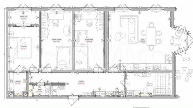 Продается 3-комн. квартира, 107.2 м²