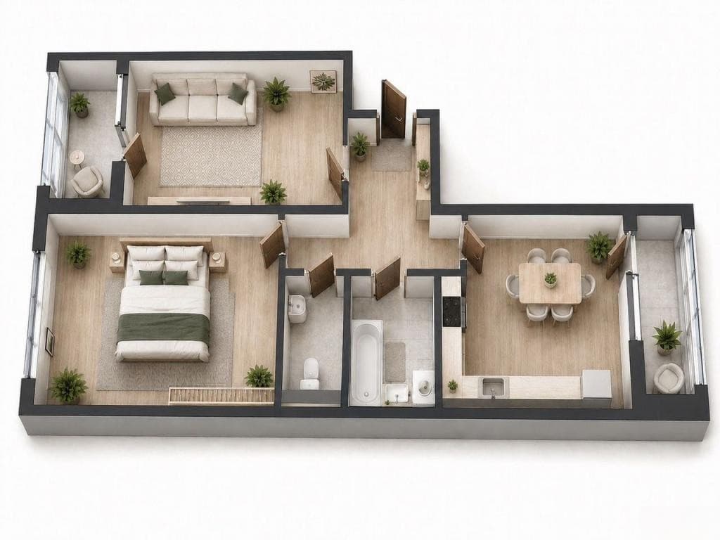 Продается 2-комн. квартира, 63.9 м² — фото 2