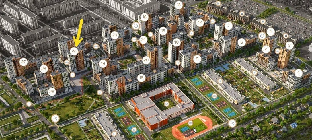 Продается 2-комн. квартира, 63.9 м² — фото 3