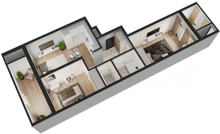 Продается 2-комн. квартира, 64.7 м²