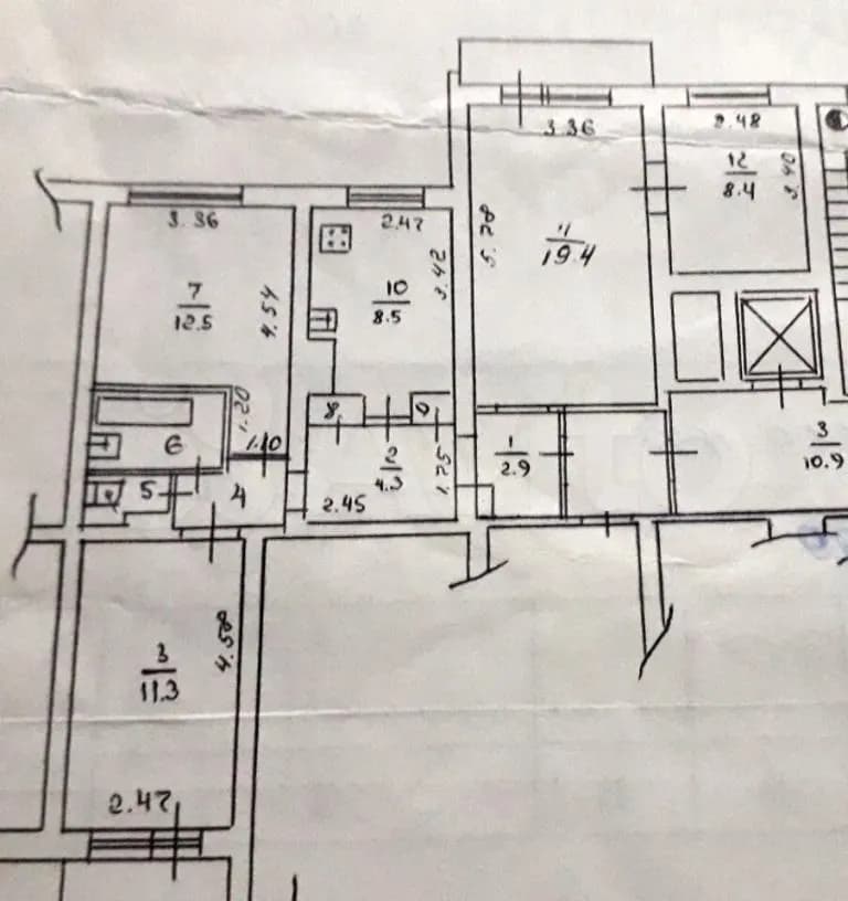 Продается 4-комн. квартира, 80 м²