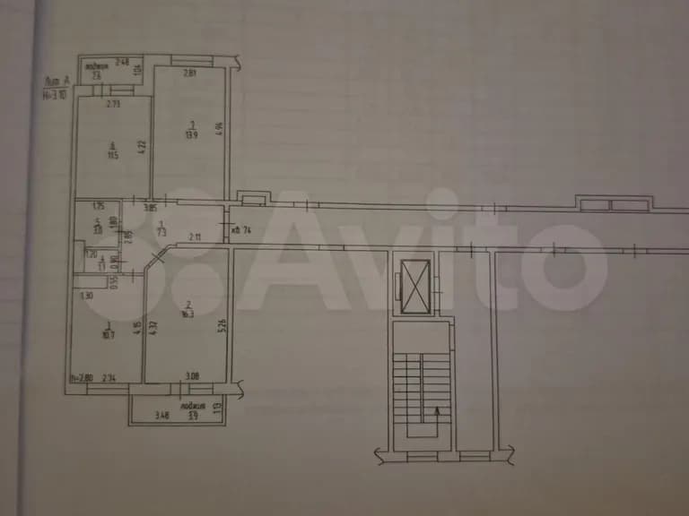 Продается 3-комн. квартира, 70.3 м²