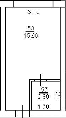Продается 1-комн. квартира, 27.6 м²