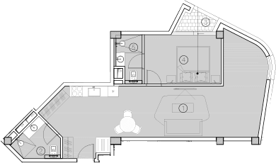 Продается 1-комн. квартира, 64.2 м²