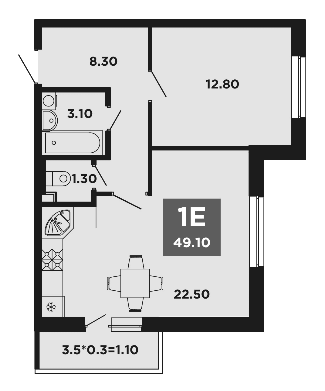 Продается 2-комн. квартира, 48 м²