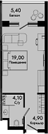 Продается 1-комн. квартира, 28 м²
