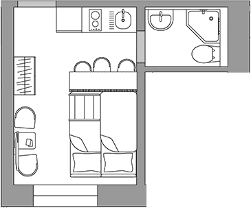 Продается 1-комн. квартира, 15.1 м²