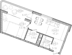 Продается 1-комн. квартира, 39.23 м²
