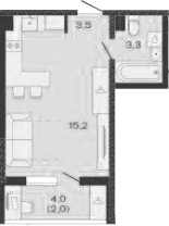 Продается 1-комн. квартира, 22 м²