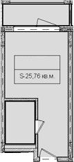 Продается 1-комн. квартира, 49.09 м²