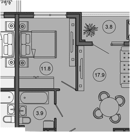Продается 2-комн. квартира, 33.6 м²