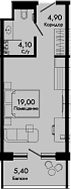 Продается 1-комн. квартира, 28 м²