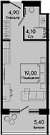 Продается 1-комн. квартира, 28 м²