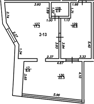 Продается 2-комн. квартира, 59.1 м²