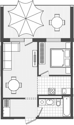 Продается 1-комн. квартира, 57.7 м²