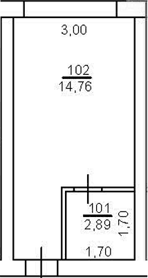 Продается 1-комн. квартира, 26.4 м²