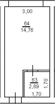 Продается 1-комн. квартира, 26.4 м²