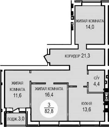 Продается 3-комн. квартира, 79.6 м² — фото 2