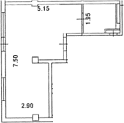 Продается 1-комн. квартира, 43.9 м² — фото 2
