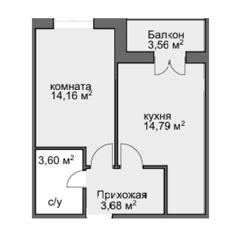Продается 1-комн. квартира, 36 м²