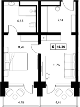 Продается 1-комн. квартира, 37.31 м²