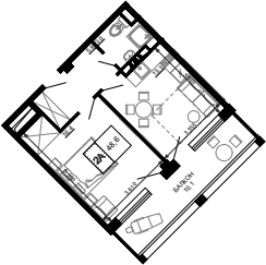 Продается 1-комн. квартира, 38.5 м²