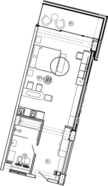Продается 1-комн. квартира, 46.8 м² — фото 2