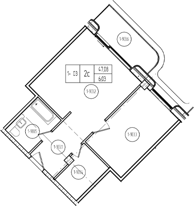 Продается 2-комн. квартира, 51.03 м²